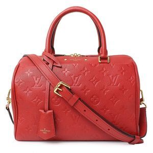 Monogram Implant Speedy 25 2WAY Shoulder Handbag Diagonal Cease Red